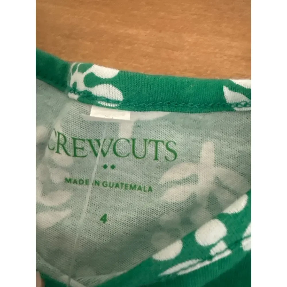 J.Crew Crewcuts 4 Girls' Emerald Beryl dress Spring 26